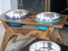Load image into Gallery viewer, Yeti Mid Century Style Raised Dog Bowl Stand