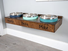 Load image into Gallery viewer, Yeti Wall Mounted Raised Dog Bowl Stand - Bowl(s) Not Included