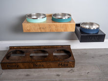 Load image into Gallery viewer, Yeti Wall Mounted Raised Dog Bowl Stand - Bowl(s) Not Included