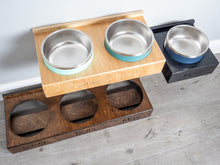 Load image into Gallery viewer, Yeti Wall Mounted Raised Dog Bowl Stand - Bowl(s) Not Included
