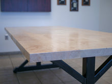 Load image into Gallery viewer, Industrial Maple Dining Table || Conference Table
