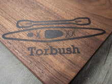 Load image into Gallery viewer, Walnut Epoxy River Charcuterie Board // Serving Tray with optional engraving