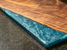 Load image into Gallery viewer, Walnut Epoxy Charcuterie Board // Serving Tray // FREE SHIPPING