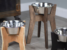 Load image into Gallery viewer, Modern Raised Elevated Dog Bowl Stand - Bowl Included