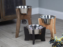 Load image into Gallery viewer, Modern Raised Elevated Dog Bowl Stand - Bowl Included