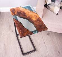 Load image into Gallery viewer, Walnut C Table || Laptop Table ||  Sofa Table