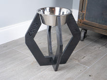 Load image into Gallery viewer, Modern Raised Dog Bowl Stand - Bowl Included