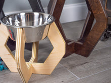 Load image into Gallery viewer, Modern Raised Dog Bowl Stand - Bowl Included