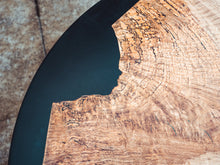 Load image into Gallery viewer, Round Live Edge Epoxy Coffee Table
