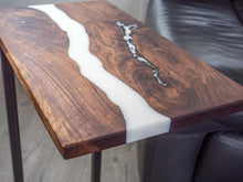 Load image into Gallery viewer, Walnut C Table || Laptop Table ||  Sofa Table
