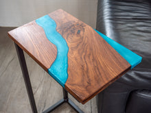 Load image into Gallery viewer, Walnut C Table || Laptop Table ||  Sofa Table