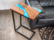 Load image into Gallery viewer, Walnut C Table || Laptop Table ||  Sofa Table