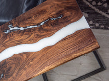 Load image into Gallery viewer, Walnut C Table || Laptop Table ||  Sofa Table