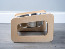 Load image into Gallery viewer, Raised Dog Bowl Stand  - Bowls Included