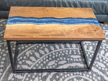 Load image into Gallery viewer, Black Walnut River Epoxy Coffee Table