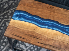 Load image into Gallery viewer, Black Walnut River Epoxy Coffee Table