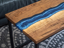 Load image into Gallery viewer, Black Walnut River Epoxy Coffee Table