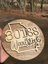 Load image into Gallery viewer, Georgia City Wood Sign
