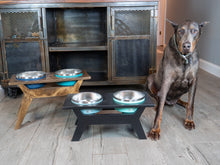 Load image into Gallery viewer, Yeti Mid Century Style Raised Dog Bowl Stand

