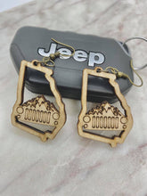 Load image into Gallery viewer, Georgia Jeep Wood Earrings
