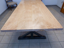 Load image into Gallery viewer, Industrial Maple Dining Table || Conference Table
