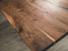 Load image into Gallery viewer, Industrial Walnut Dining Table || Conference Table
