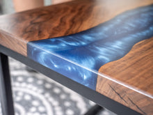 Load image into Gallery viewer, Black Walnut River Epoxy Coffee Table
