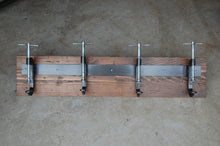 Load image into Gallery viewer, Industrial C-Clamp Coat Rack
