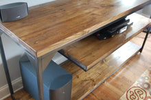 Load image into Gallery viewer, Cantilevered Industrial Console Table
